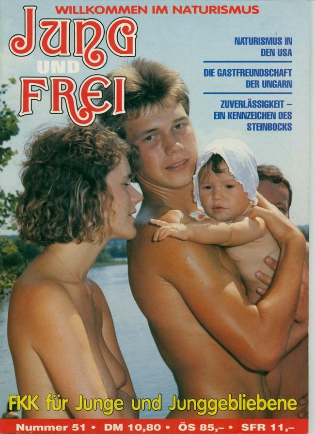 Jung und Frei Nr.51 - nude young nudists photo magazine