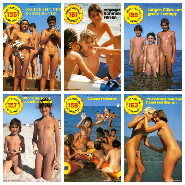 Sonnenfreunde Sonderheft Nr.135-163 retro nudism pictures