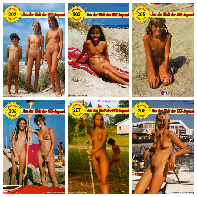 Sonnenfreunde Sonderheft Nr.200-208 retro nudism journal