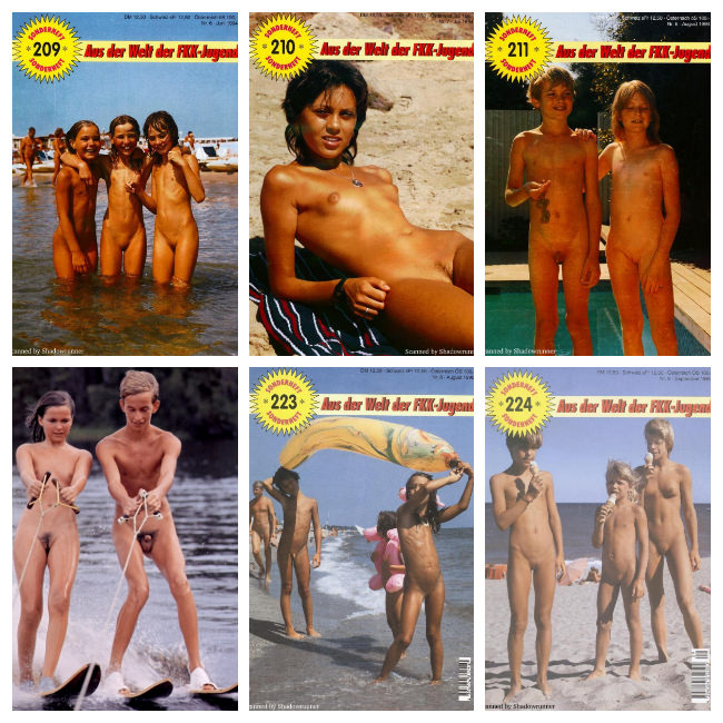 Sonnenfreunde Sonderheft Nr.209-224 retro pictures nudists magazine