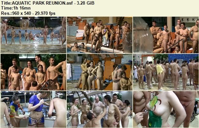 European naturism video - Aquatic park reunion