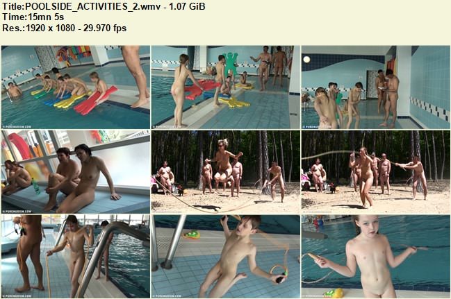 Purenudism Full HD video - Poolside activities