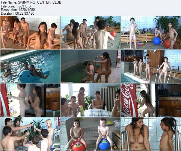 Swimming center nudist club