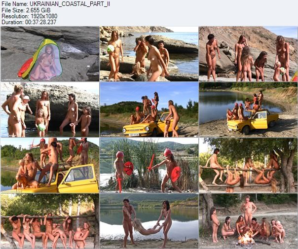 Ukrainian coastal video nudism