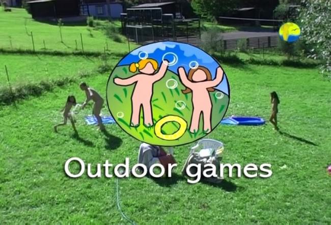 Naturism video - Outdoor games