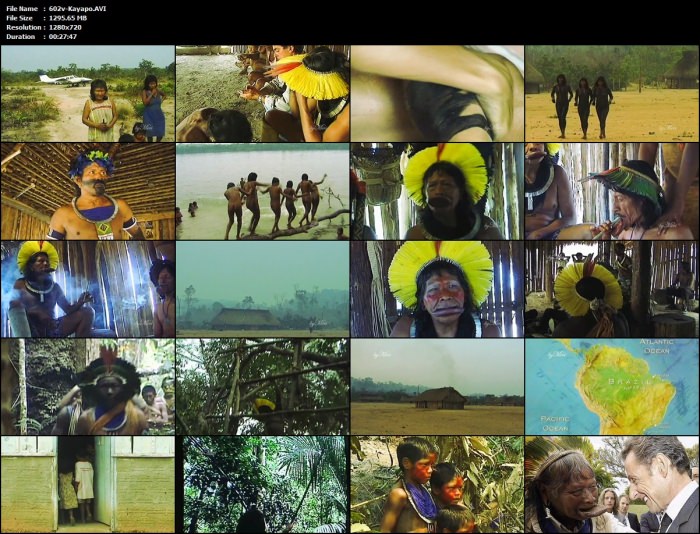 Kayapo  - native Indians Brazil in the states of Mato Grosso and Para Documentary naturism